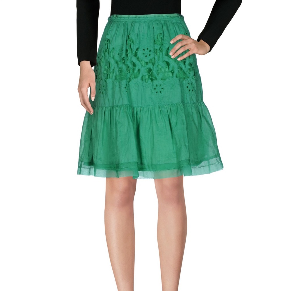 Emerald green Scervino Street skirt